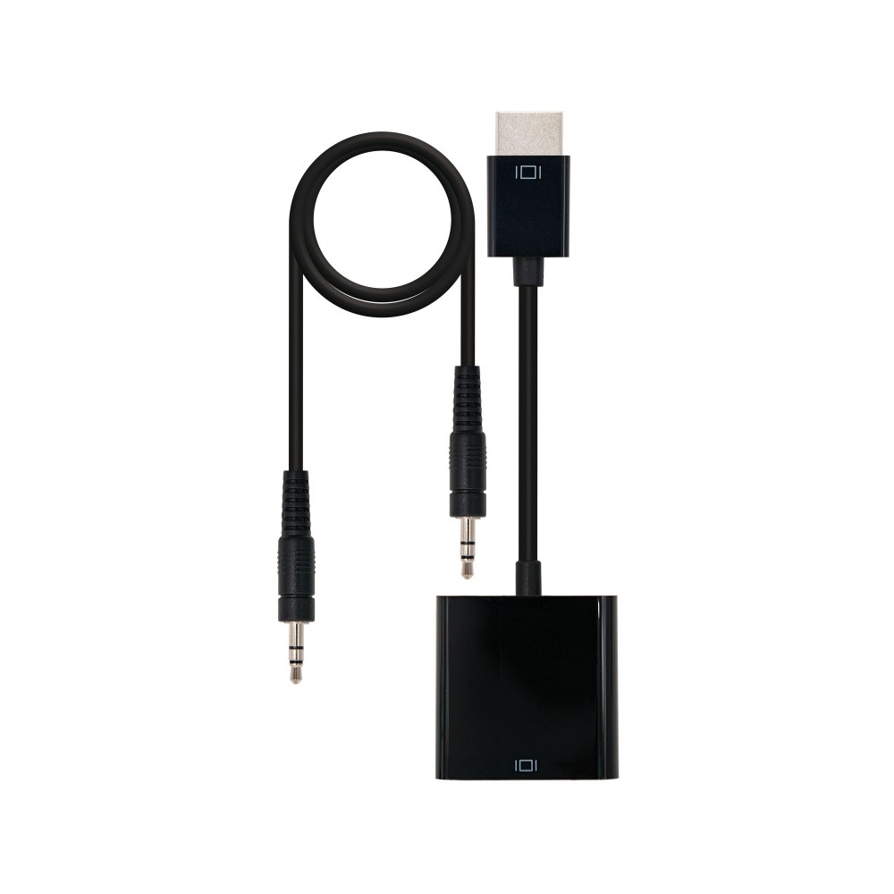 Nanocable Conversor HDMI SVGAAUDIO HDMI M SVGA H