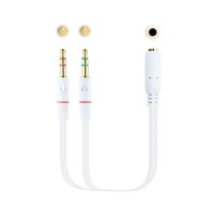 Nanocable Cable Audio Jack 35 H 2xJack 35 M 20cm