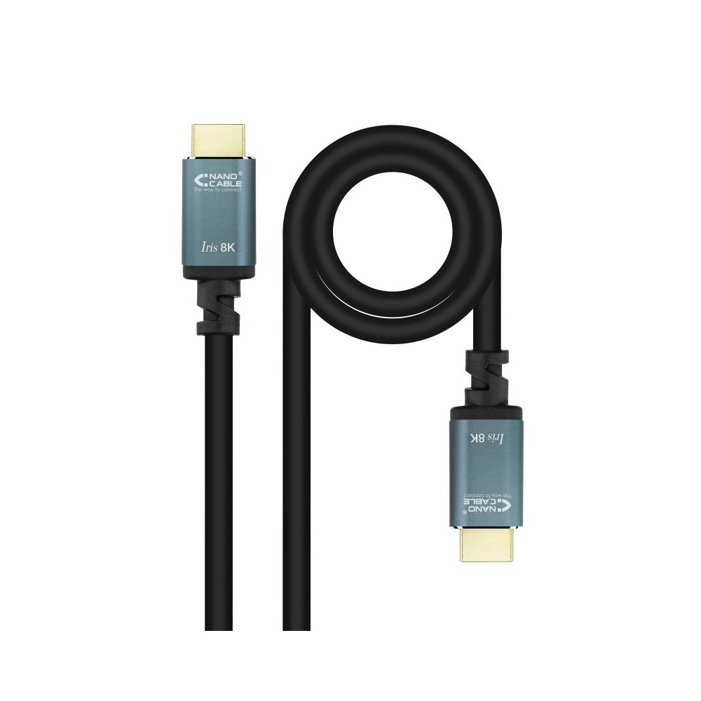 Nanocable Cable HDMI 21 IRIS 8K M M 2 metros