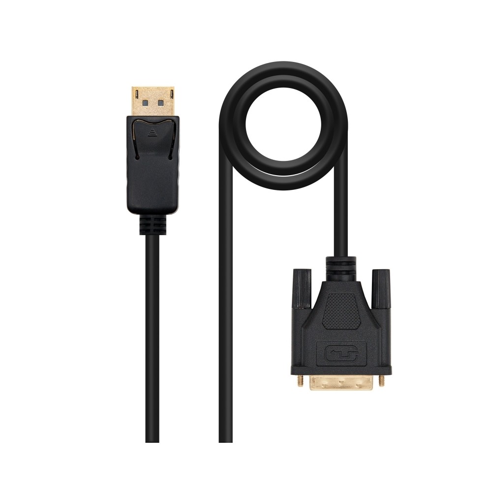 Nanocable Cable Conversor DP a DVI 1 M Negro