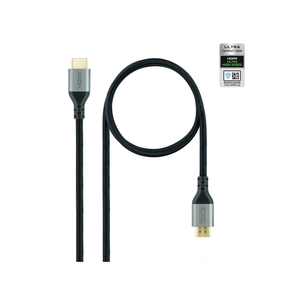 Nanocable Cable HDMI 21 CERTIFICADO ULTRA HS 1 M