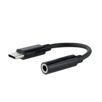 Nanocable Adaptador Audio USB C M a Jack H Negro