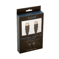 iggual Cable HDMI HDMI 21 8K 2 metros negro