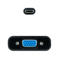 Nanocable Conversor USB C M a VGA H Negro 10cm