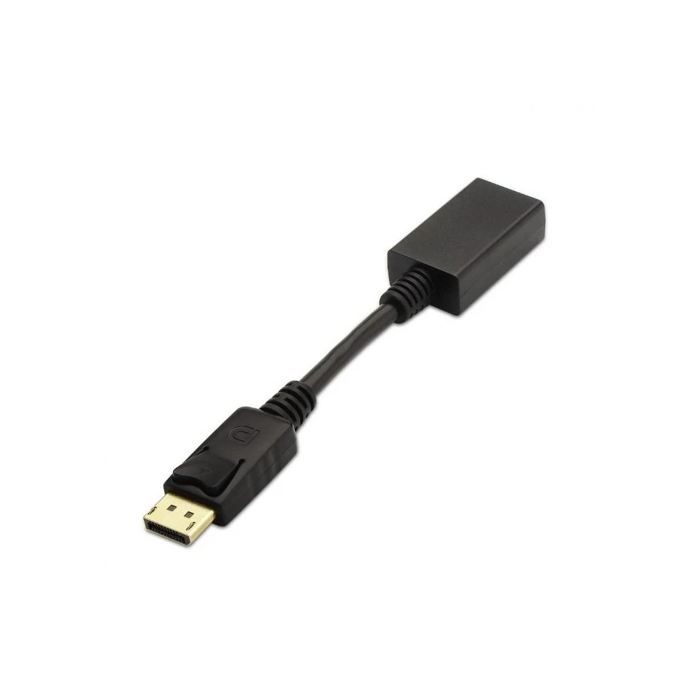 Aisens Conversor DISPLAYPORT M HDMI A H negro 15cm