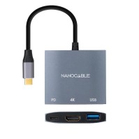 Nanocable Conversor USB C a HDMI USB30 PD 15 cm