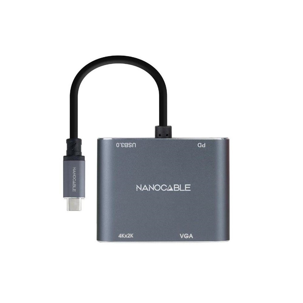 Nanocable Converosr USB C a HDMI VGA USB30 PD