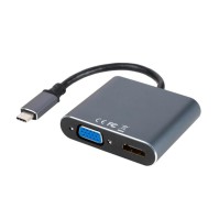 Nanocable Converosr USB C a HDMI VGA USB30 PD