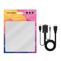 Nanocable Conversor HDMI a VGA Jack UBS 18 m