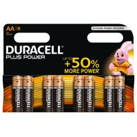 Duracell Plus Power Pila Alcalina AA LR6 Blister8