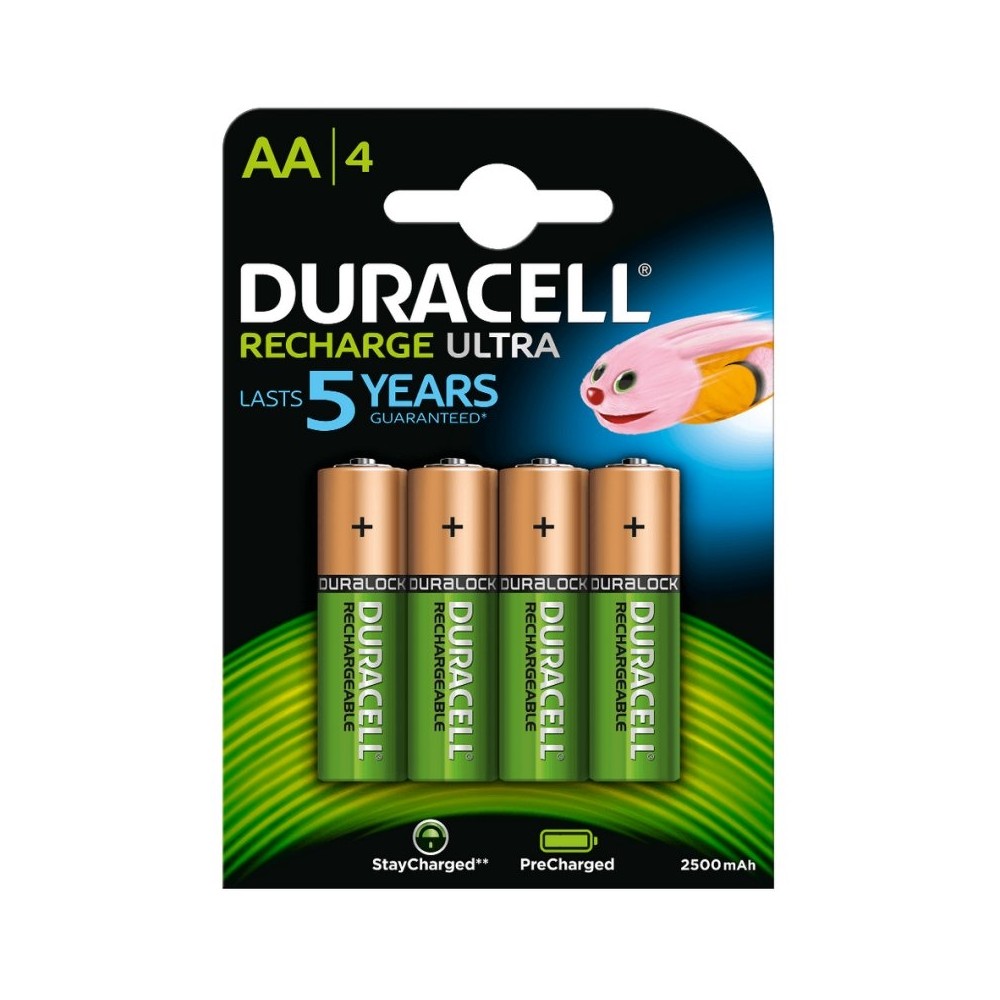 Duracell Pila Recargable HR6 AA 2500mAh Blister4