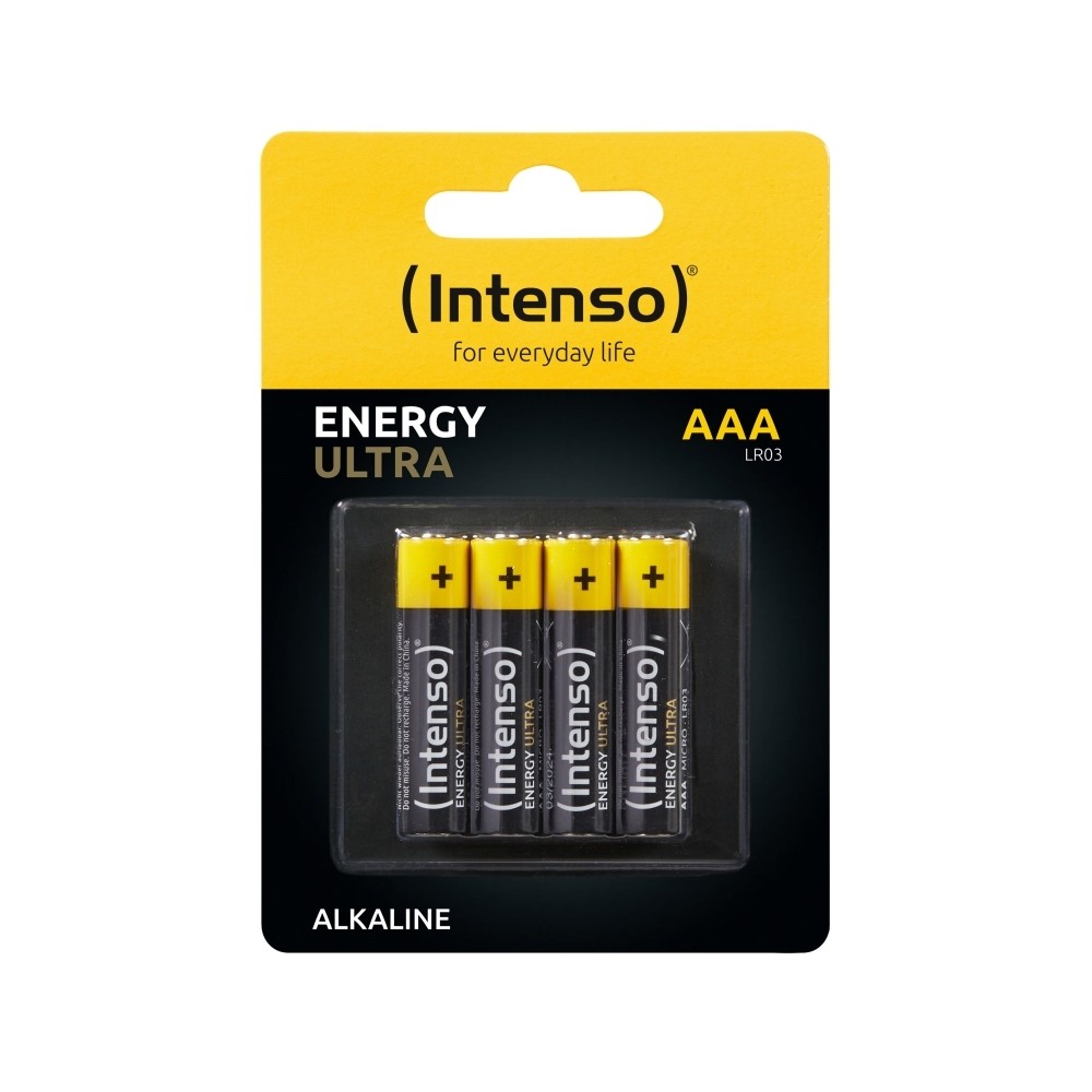 Intenso Pila Alcalina energy ultra AAALR03 Pack 4