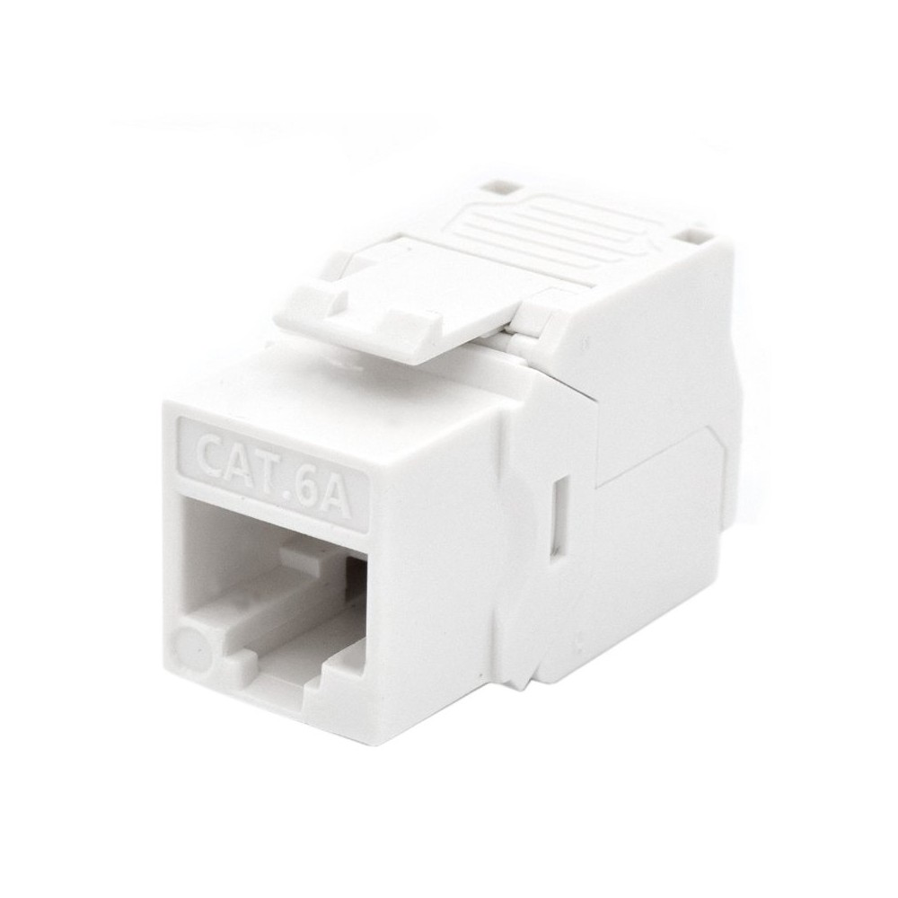 WP Keystone Cat 6a UTP RJ45 Hembra Blanco