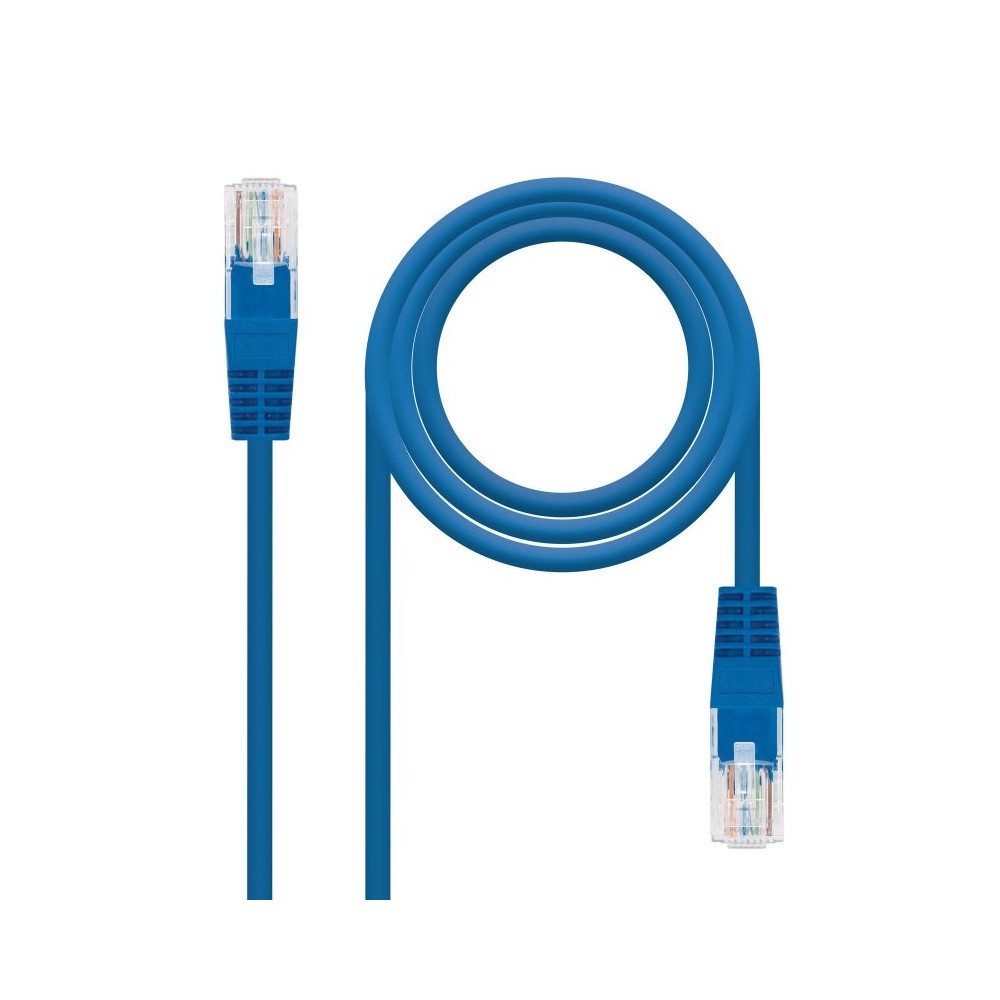 Nanocable Latiguillo Cat6 UTP 25cm Azul