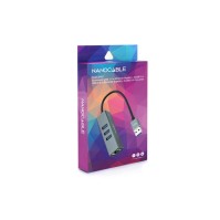 Nanocable Conversor USB 30 Ethernet 3xUSB 30