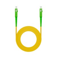 Nanocable Cable fibra SC APC LSZH Amarillo 2m