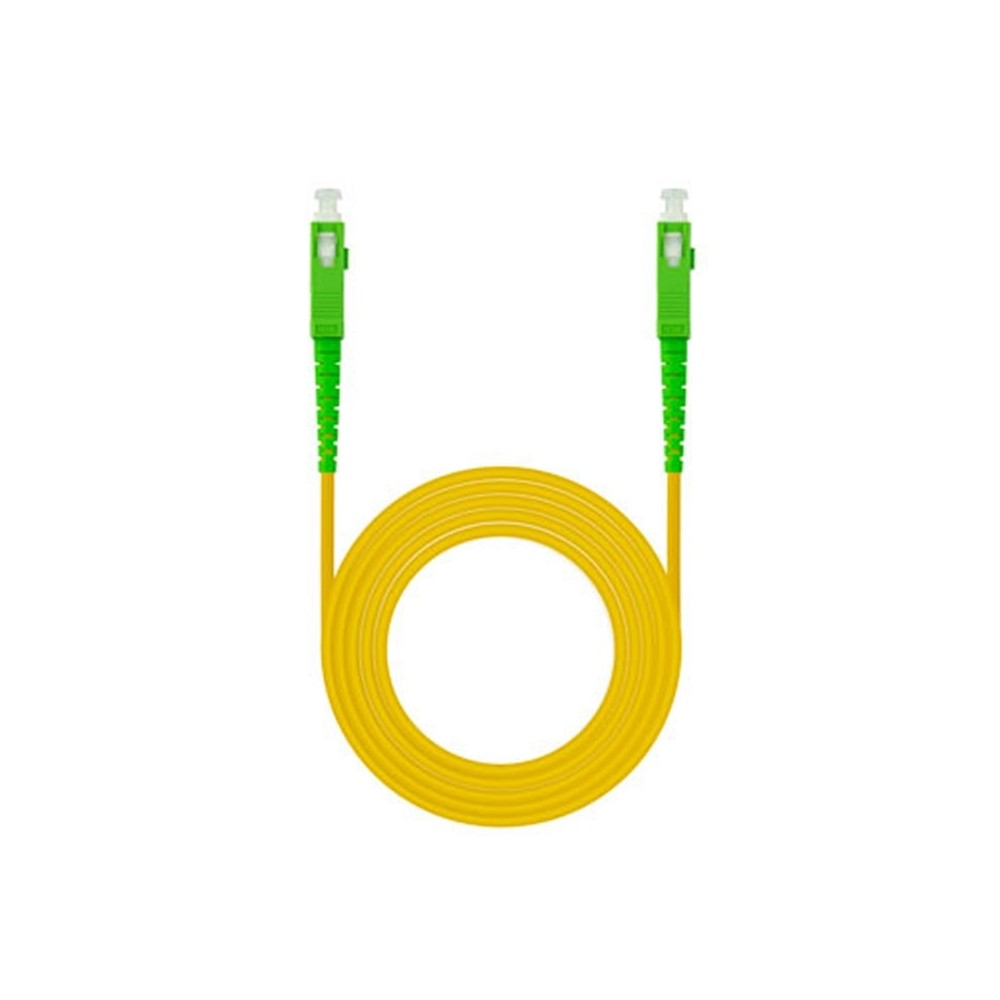 Nanocable Cable fibra SC APC LSZH Amarillo 2m