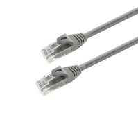 Aisens Latiguillo RJ45 LSZH CAT6A UTP gris 25cm