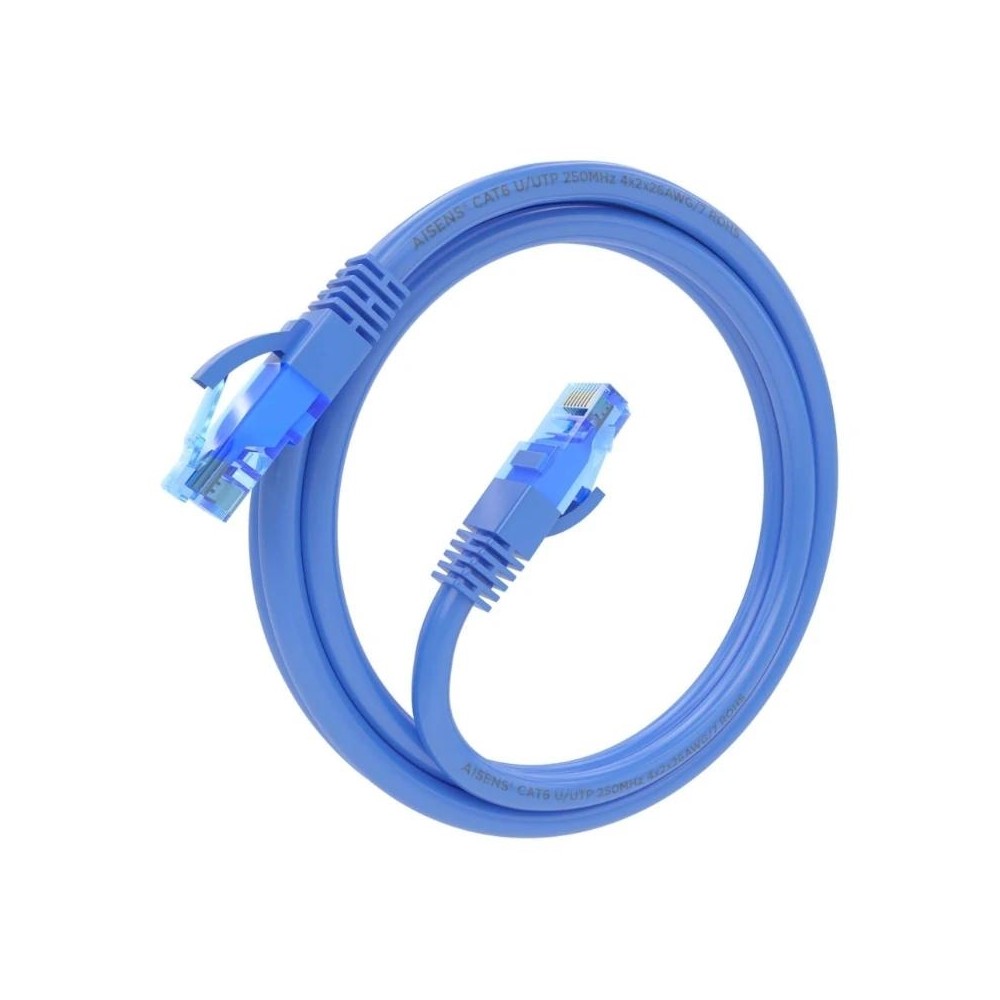 Aisens Cable RJ45 CAT6 UTP AWG26 CCA Azul 10M