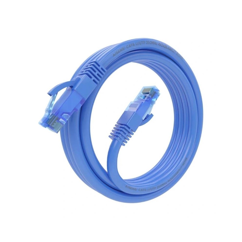 Aisens Cable RJ45 CAT6 UTP AWG26 CCA Azul 20M