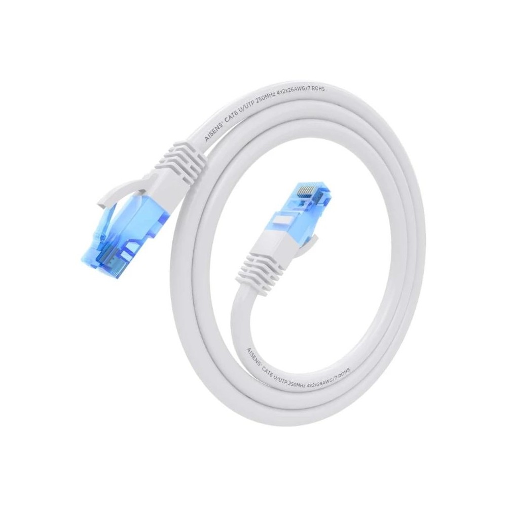 Aisens Cable RJ45 CAT6 UTP AWG26 CCA Blanco 05