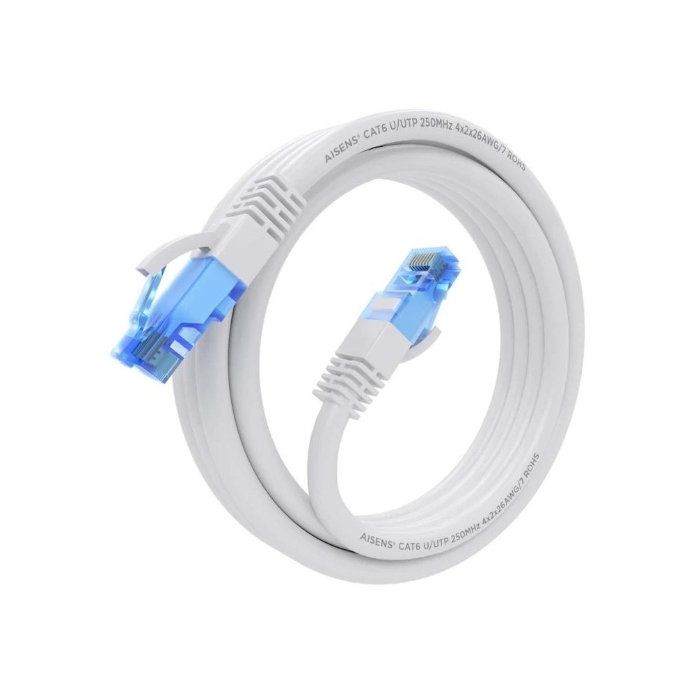 Aisens Cable RJ45 CAT6 UTP AWG26 CCA Blanco 20