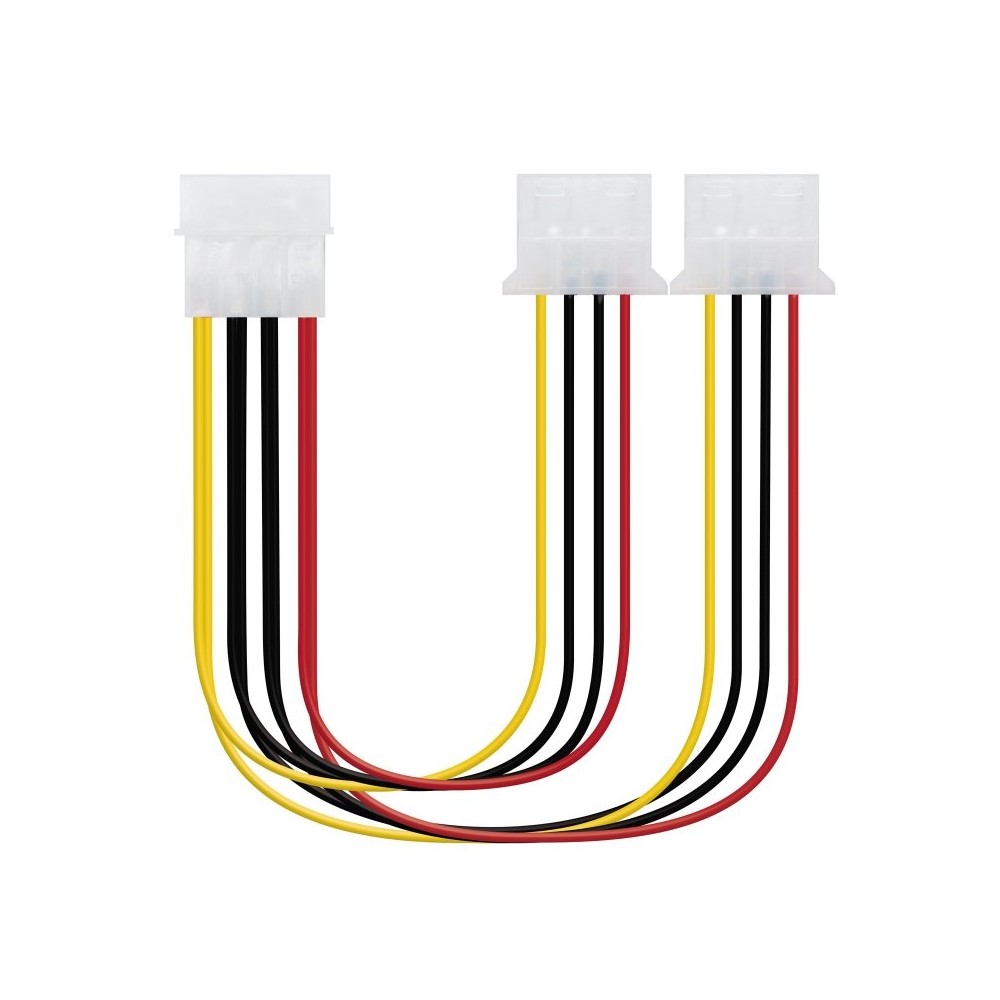 Nanocable Cable Alimentacion 1 molex M a 2 molex H