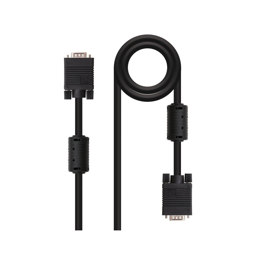 Nanocable Cable Conmutador Vga 3 M Negro