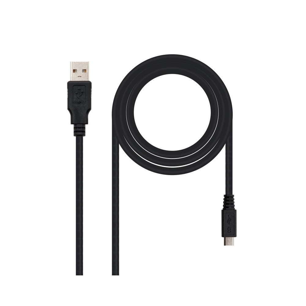 Nanocable Cable USB 20 A M Micro USB B M 08 M