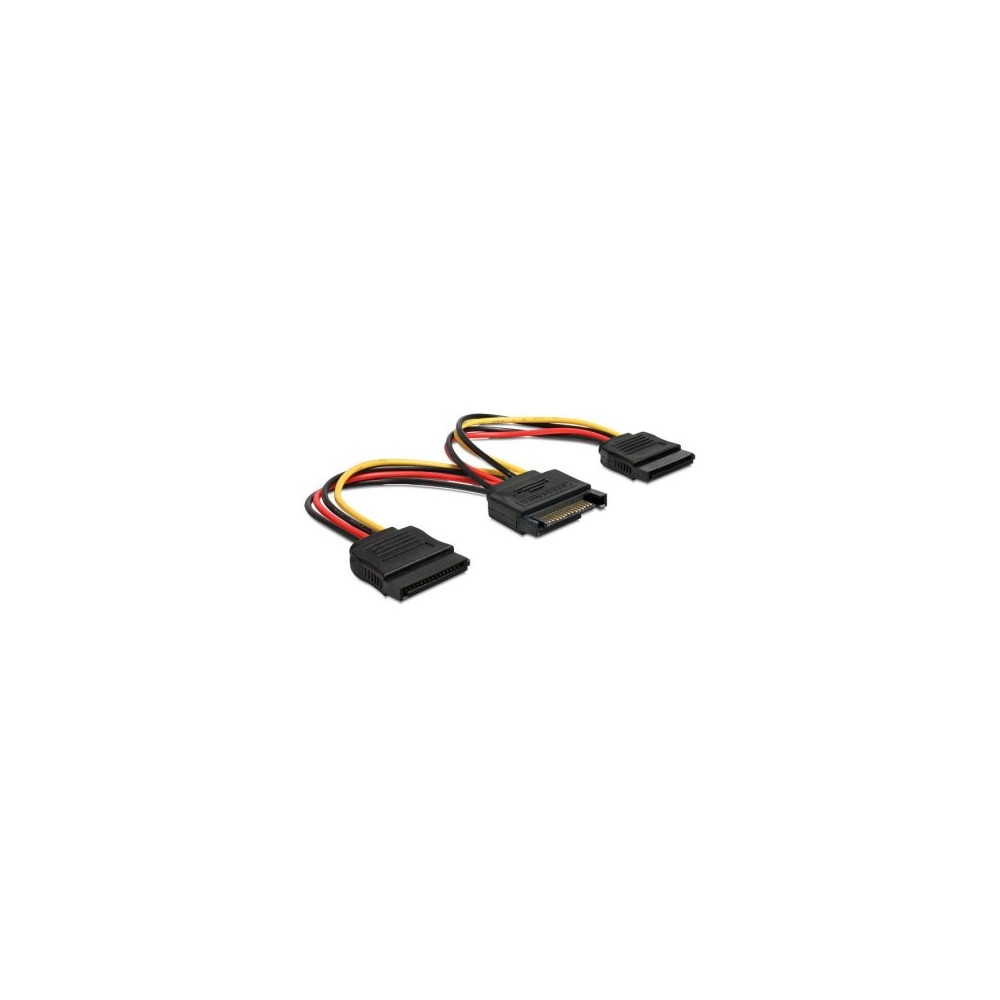 Delock Cable Alimentacion 1 SATA A 2 SATA