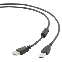 Gembird Cable USB 20 A M A H 18 Mts Ngr Ferr