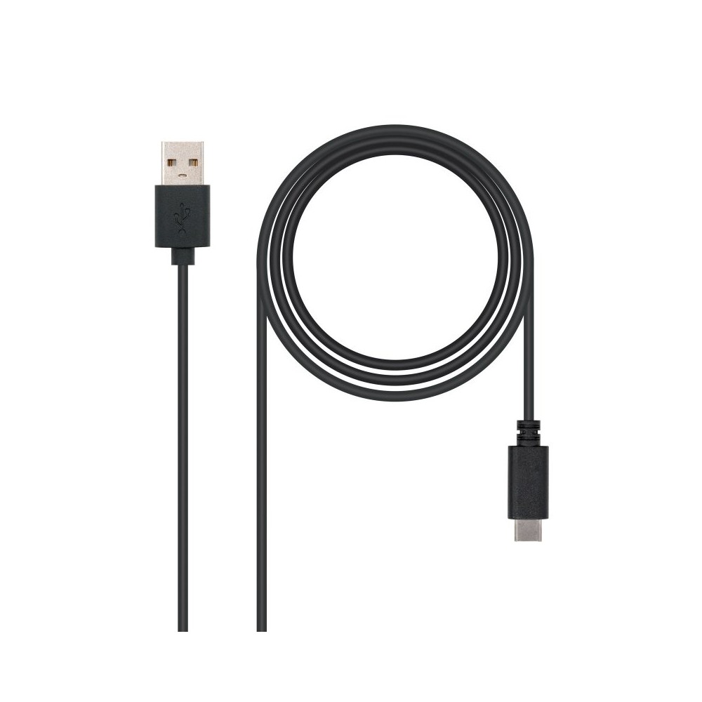 Nanocable Cable USB 20 3A Tipo USB C M A M 05 M