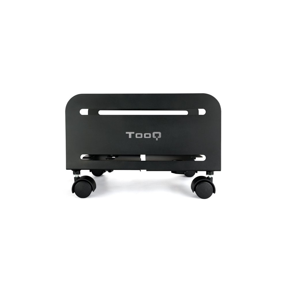 TooQ Soporte para CPU de SUELO con ruedas negro