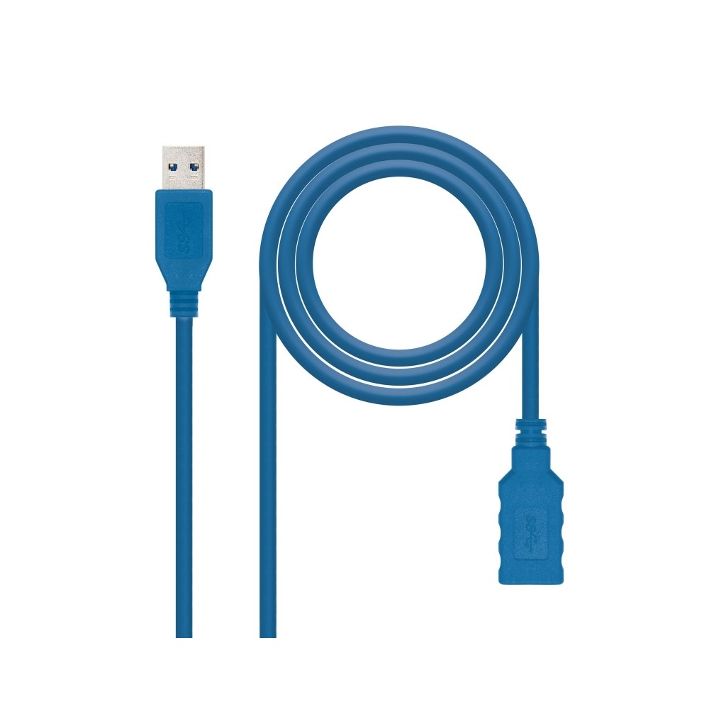 Nanocable Cable USB 30 A M A H Azul 1 m