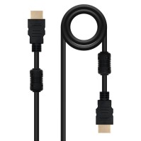 Nanocable Cable HDMI con ferrita M M negro 10m