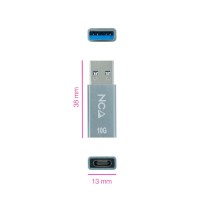 Nanocable Adaptador USB A M 31 GEN2 a USB C H