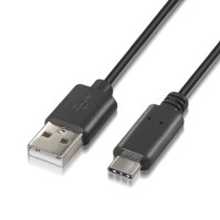 Aisens Cable USB 20 3A USB C M A M negro 10m