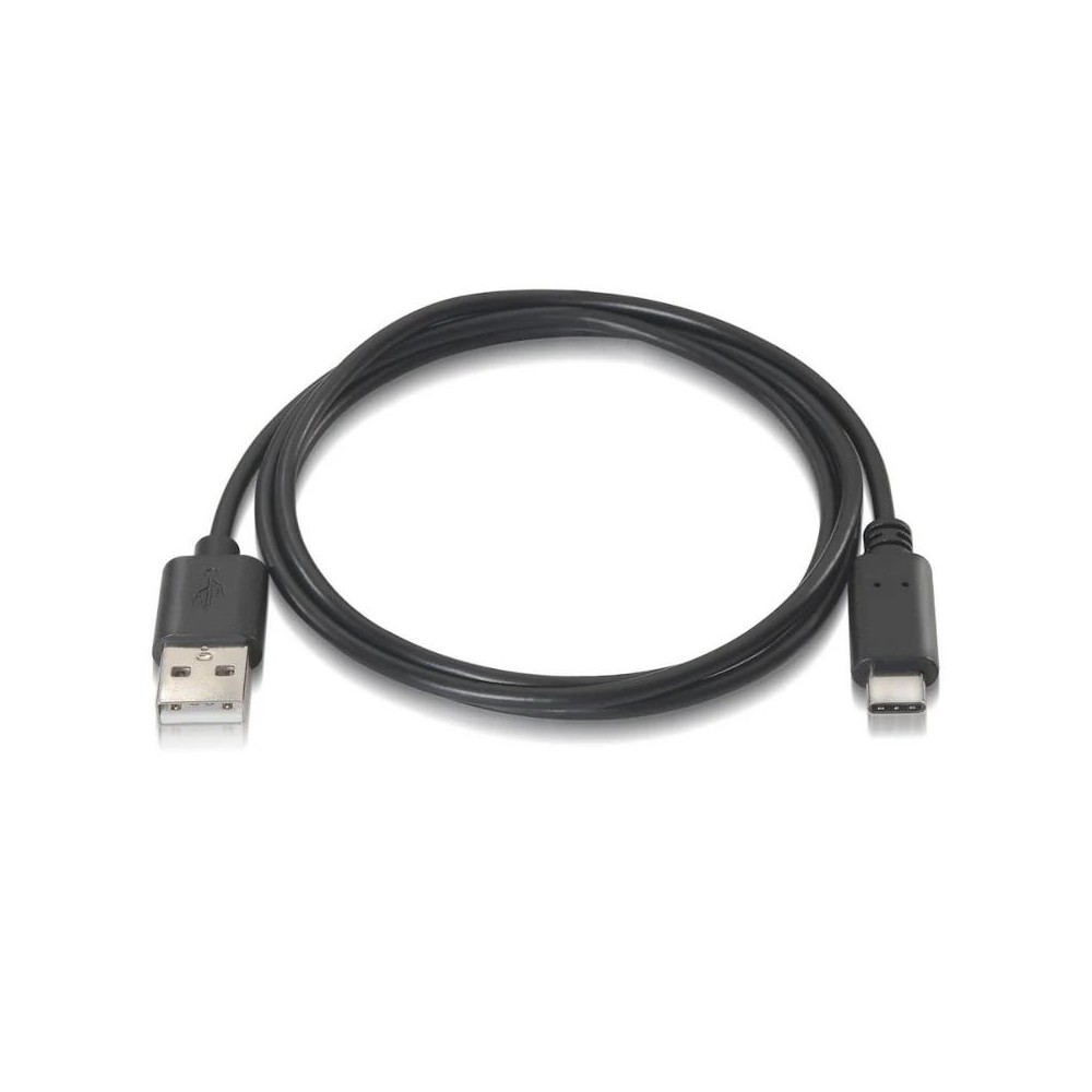 Aisens Cable USB 20 3A USB C M A M negro 20m