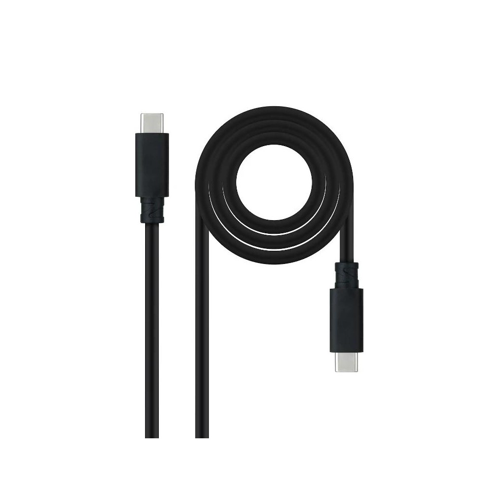 Nanocable Cable USB 31GEN2 5A USB C M USB C M 2 M