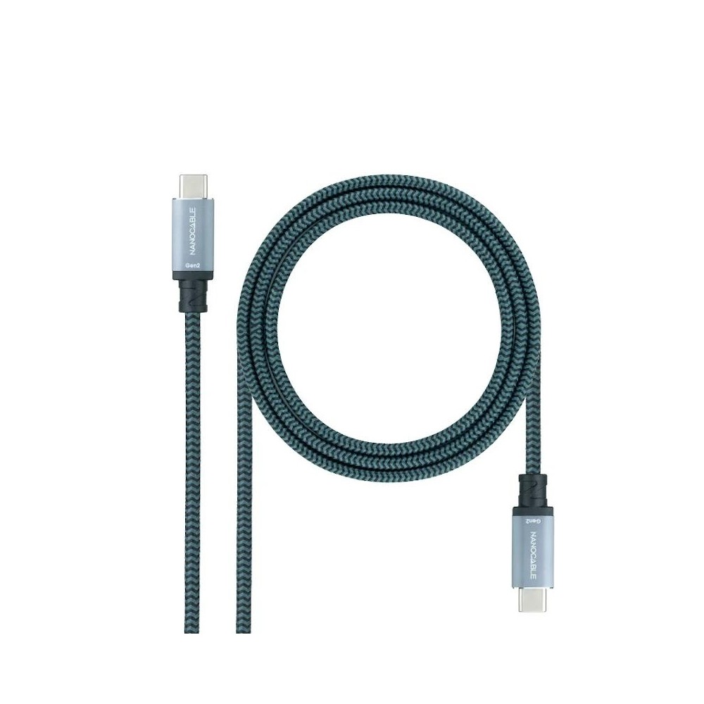 Nanocable Cable USB 31GEN2 5A USB C M USB C M 2 M