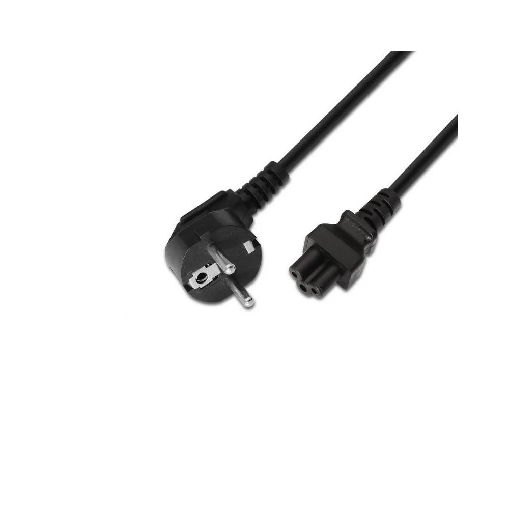 Aisens Alimentacion Trebol CEE7 M C5 H negro 15m