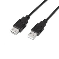 Aisens Cable USB 20 Tipo A M A H negro 18m