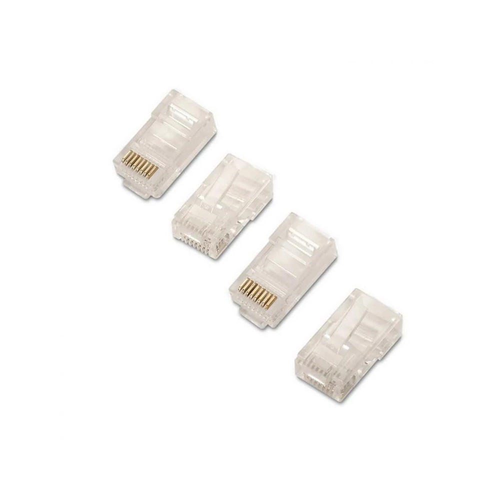 Aisens Conector RJ45 8 hilos CAT6 AWG24 10 uds