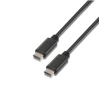 Aisens Cable USB 20 3A tipo C M C M negro 10m