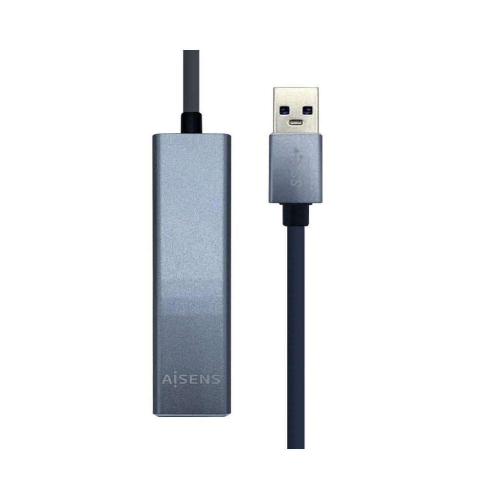 Aisens Conversor USB 30 Ethernet 3 usb30 gris