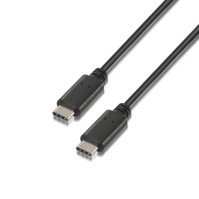 Aisens Cable USB 20 3A C M C M Negro 20M