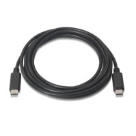 Aisens Cable USB 20 3A C M C M Negro 20M