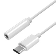 Aisens Conversor USB C M Jack 35 H Blanco 15Cm