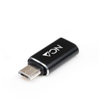 Nanocable Adaptador Micro USB M a USB C H Aluminio