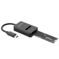 Aisens USB C Dock M2 Sata Nvme Usb31 Gen2 Negra